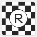 Search for black white checkered stickers Geometric