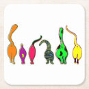 Search for cute cat drawing coasters Cats