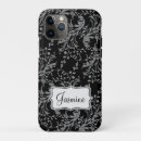 Search for grey damask iphone cases Black