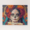 Search for day of the dead puzzles Illustration