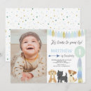 Search for green dog invitations Gold