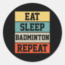 Search for badminton player stickers Funny