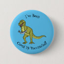 Search for dinosaur t rex cartoon badges Illustration