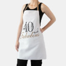 Search for funny 40th birthday aprons Fortieth