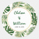 Search for tropical save the date stickers Green