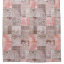 Search for patchwork shower curtains Rustic