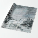 Search for wolf christmas wrapping paper Forest