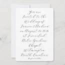 Search for caligraphy wedding invitations Minimalist