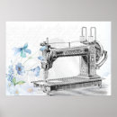 Search for antique sewing machine posters Dressmaker