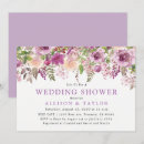 Search for purple shower wedding invitations Lilac