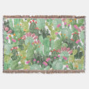Search for watercolor cactus blankets Illustration