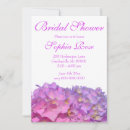 Search for purple pink hydrangea invitations Flower