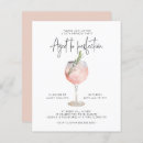 Search for wine 40th birthday invitations Watercolor