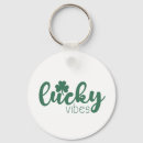 Search for cute irish round key rings Clover