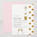 Search for glitter bridal shower invitations Champagne