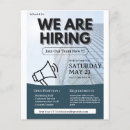 Search for hiring flyers Job vacancy