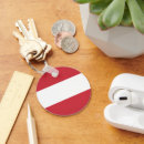 Search for austria flag key rings Red