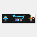 Search for yummy bumper stickers Funny