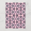 Search for repeat patterns postcards Pink