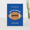 Search for football fan birthday cards Kids