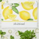 Search for lemons pattern tea towels Watercolor