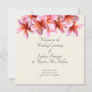 Search for plumeria wedding invitations Hawaiian flowers