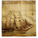 Search for sailing ship shower curtains Vintage