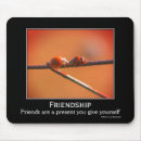 Search for friend quote mouse mats Friendship