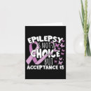 Search for purple awareness ribbon cards Epileptic
