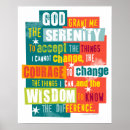 Search for 12 step alcoholics anonymous posters Serenity prayer