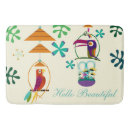Search for vintage bath mats Tropical