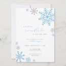 Search for snowflake baby boy shower invitations A little snowflake