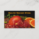 Search for grocery store business cards Healthy