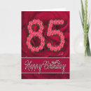 Search for 85 year old birthday cards Floral