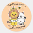 Search for lion and lamb stickers God