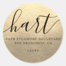 Search for family return address labels Calligraphy script