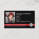 Search for fire department business cards Firefighter