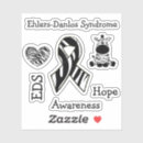 Search for zebra ribbon stickers Ehlers danlos syndrome