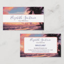 Search for sunset business cards Palm