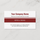 Search for cleaning referral cards Professional