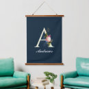Search for blue monogram letter art Floral
