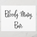 Search for bloody mary invitations Modern