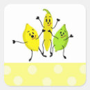 Search for funny fruit stickers Lemon