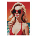 Search for red sunglasses posters Retro