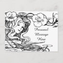 Search for flower illustration postcards Fantasy