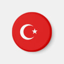 Search for turkish flag magnets Red