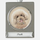 Search for toy poodle christmas tree decorations Puppy