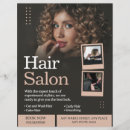 Search for hairdresser flyers Elegant