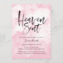 Search for heaven sent baby shower invitations Whimsical