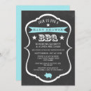 Search for chalkboard baby boy shower invitations Bbq